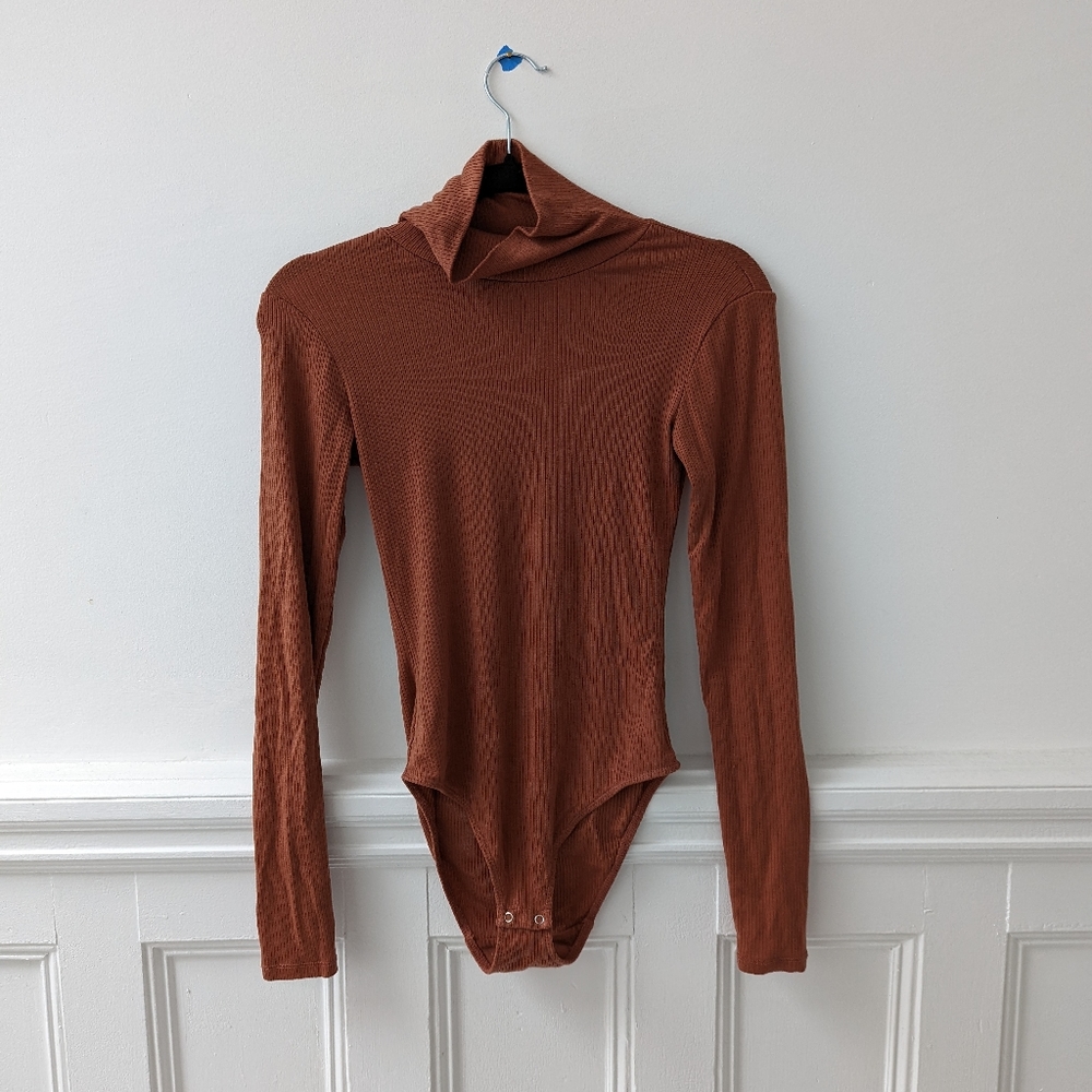 Everlane Micro-Rib Turtleneck Bodysuit